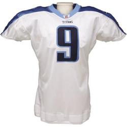 2002 Steve McNair Game Worn Jersey. The star qu