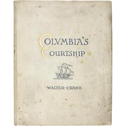 Walter Crane. Columbia's Courtship: