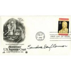 Sandra Day O'Connor 1990 First Day Cover Signed
