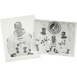 Two Astronaut Al Worden Signed Photographs.