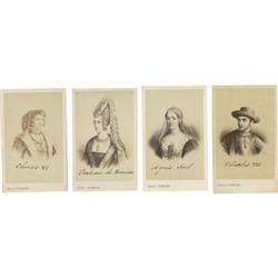 Group of French Royalty Cartes de Visite