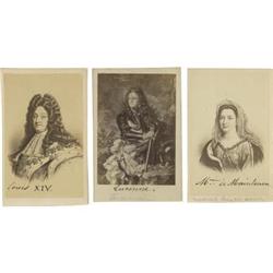 French King Louis XIV CDV Lot