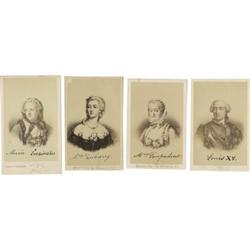 French King Louis XV, His Wife and Mistresses