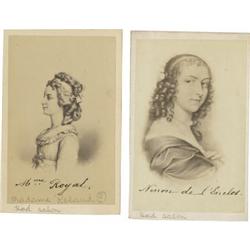 Important 18th Century French Salon CDVs