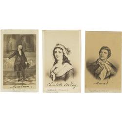 French Revolution Personalities CDVs