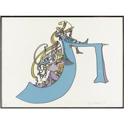 Peter Max, Color lithograph on Arches paper
