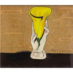 Sophy P. Regensburg, Mixed media on board