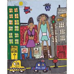 American School, Oil on canvas, Harlem