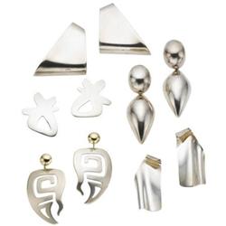 Lot of Sterling Silver Earrings