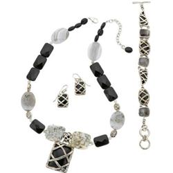 Multi-Stone, Sterling Silver Jewelry Suite