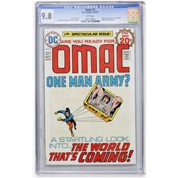Omac #1 (DC, 1974) CGC NM/MT 9.8 White pages.