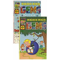 Richie Rich Gems #10 and 11 File Copies Group