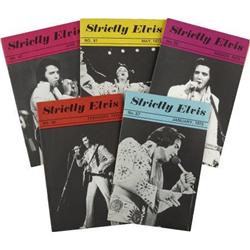 Elvis Presley "Strictly Elvis" Magazines #57-62