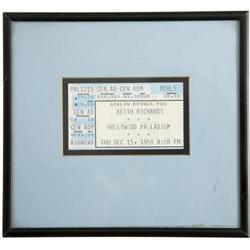 Keith Richards Hollywood Palladium 1988 Stub