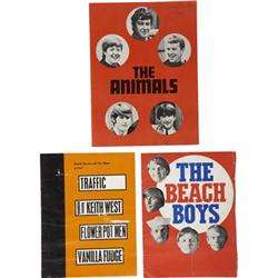 Traffic, Beach Boys, and Animals Tourbooks