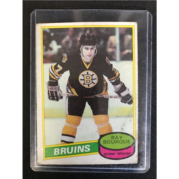 1980 OPC RAY BOURQUE ROOKIE CARD