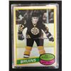 Image 1 : 1980 OPC RAY BOURQUE ROOKIE CARD