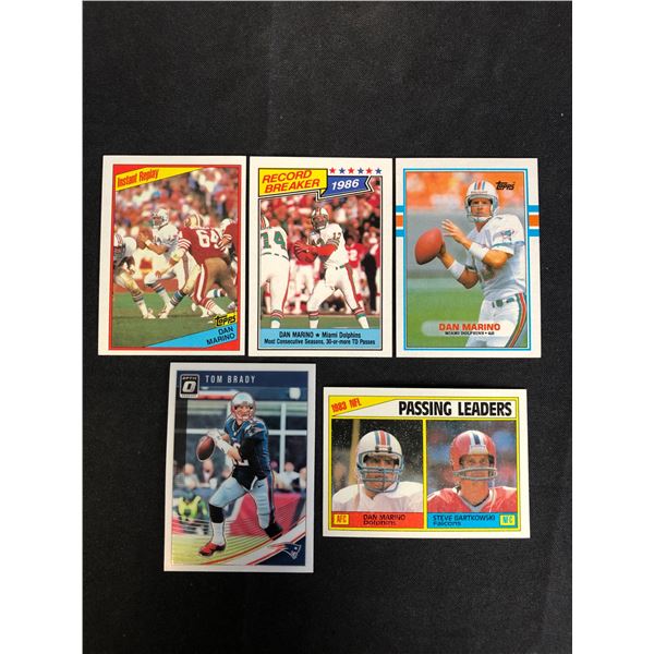 VINTAGE NFL STAR CARD LOT