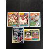 Image 1 : VINTAGE NFL STAR CARD LOT