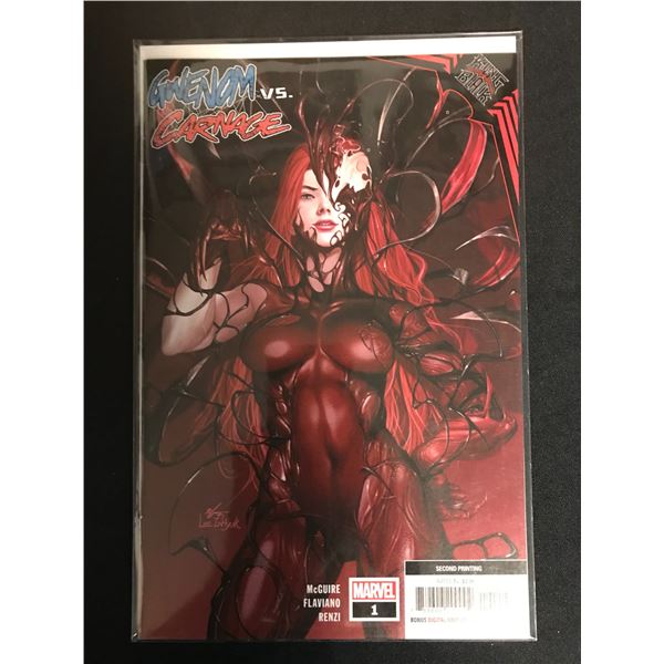 MARVEL COMICS GWENOM VS. CARNAGE NO. 1 (SECOND PRINTING)