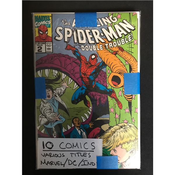 10 VARIOUS COMIC BOOKS