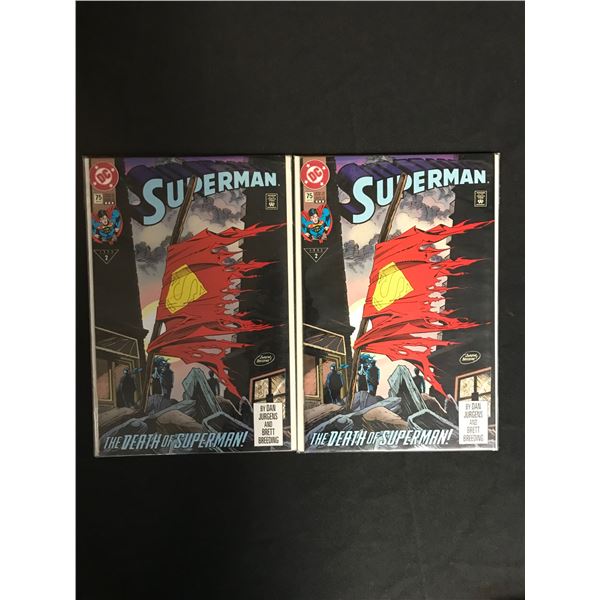 DC COMICS DEATH OF SUPERMAN COMIC BOOK LOT