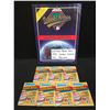 Image 1 : 1990 DONRUUS BASEBALL WAX PACKS WITH 1992 WORLD SERIES PROGRAM