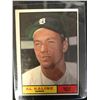 Image 1 : 1961 TOPPS NO.429 AL KALINE BASEBALL CARD