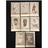 Image 1 : 1970 BASEBALL GREATS HALL OF FAME 5 X 7 CARD LOT