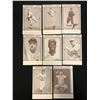 Image 1 : 1970 BASEBALL GREATS HALL OF FAME 5 X 7 CARD LOT