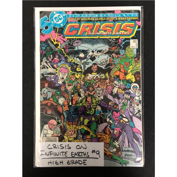 DC COMICS CRISIS ON INFINITE EARTH NO.9