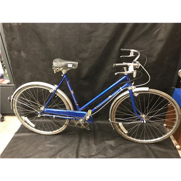 3 Speed Blue Bicycle