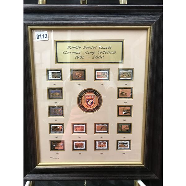 Wild Habitat Canada Cloissone Stamp Collection – 1995 – 2000 Ltd Edition