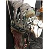 Image 5 : Vintage Golf Bag, Umbrella & Spalding/Northwestern Golf Clubs