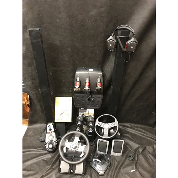 PC Gaming Accessories, Logitech Speakers & Graphic Card