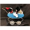 Image 4 : Vintage Baby Carriage with Disney Mickey & Minnie Mouse