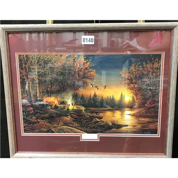 Terry Redlin – Evening Solitude – Visual Memories of that Favourite Place