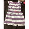 Image 3 : Annabelle Blue Tricycle , Children's Purple & White Striped Dress, & Red Hoodie