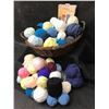 Image 3 : Assorted Yarn, Large Basket & Socks by Beehive Books