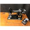 Image 1 : Vintage Singer Sewing Machine and Table