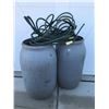Image 1 : 2 Rain Barrels & Garden Hose
