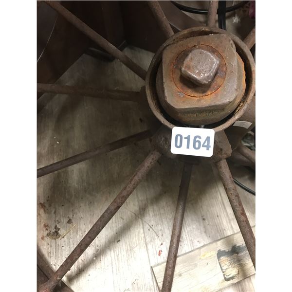 Metal Wagon Wheel