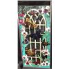 Image 1 : Butterfly Painted Glass Wall Hanging