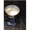 Image 3 : Blue Glass Mexican Pitcher, Metal Beer Bucket & 2 Serving Dishes