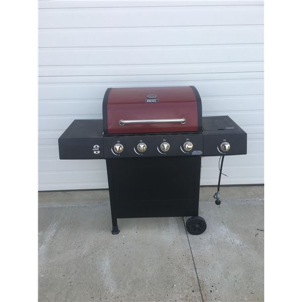 Backyard Grill BBQ, CharBroil Cover, & BBQ Brush