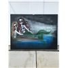Image 1 : Large Skeleton Mermaid Painting