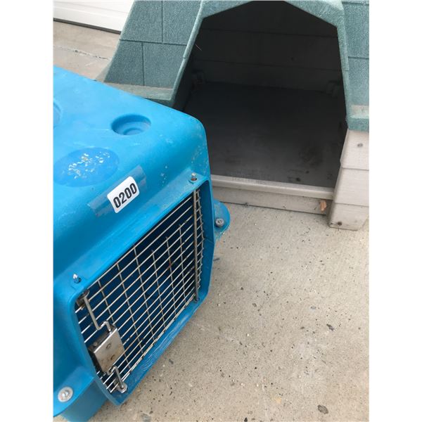 Pet Carrier & Outdoor Dog House