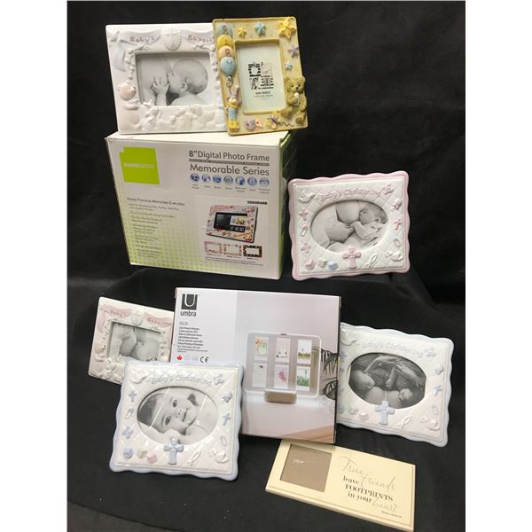 Digital 8” Photo Frame, Led & Baby Frames