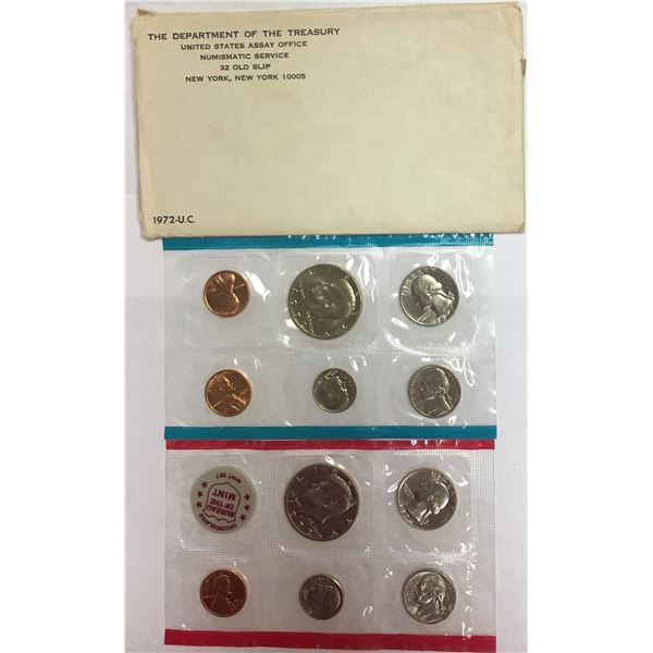 1972 US Mint Set in Original Government Envelope