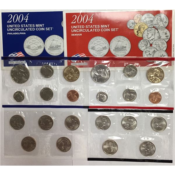 2004 US Mint Set in Original Government Envelopes